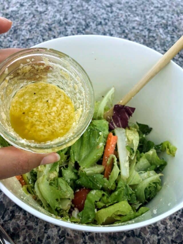 Simple Parmesan Vinaigrette